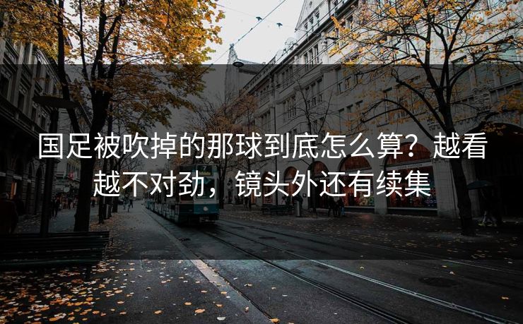 国足被吹掉的那球到底怎么算?越看越不对劲,镜头外还有续集 国足被吹掉的那球到底怎么算?越看越不对劲,镜头外还有续集